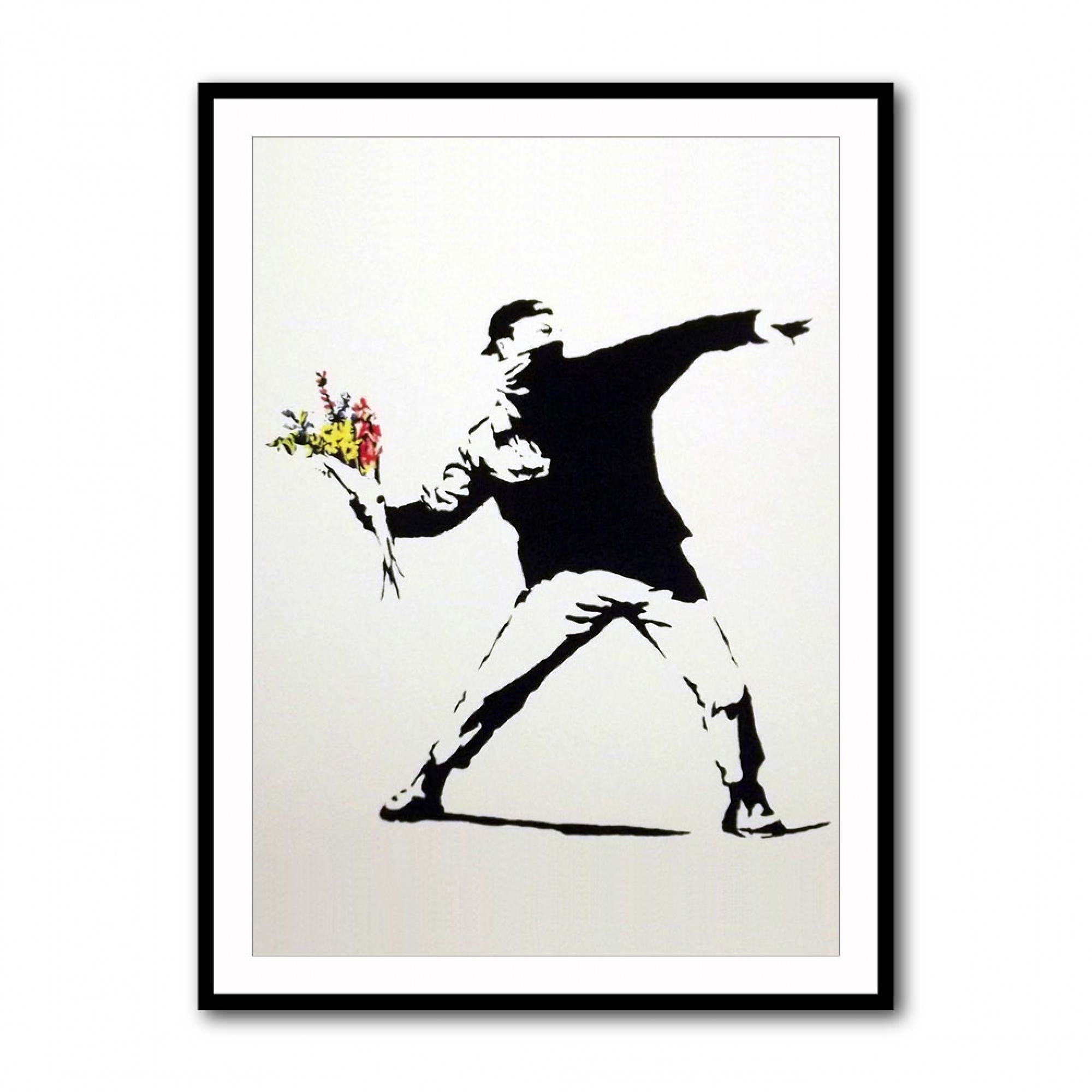 Banksy Flower Thrower